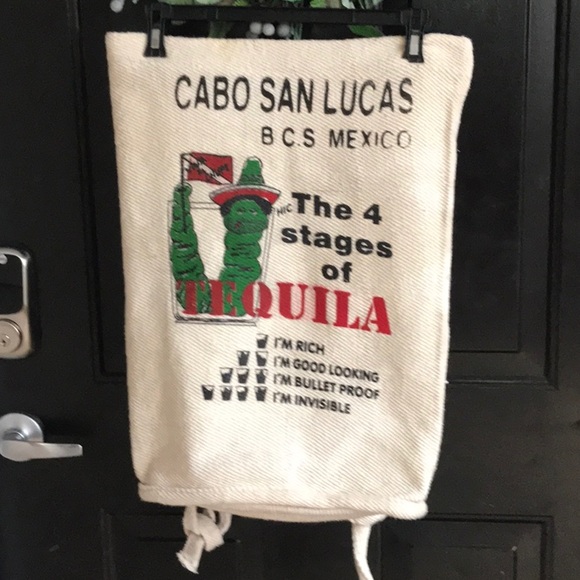 Other - Soft burlap style back pack from Mexico. Fun front